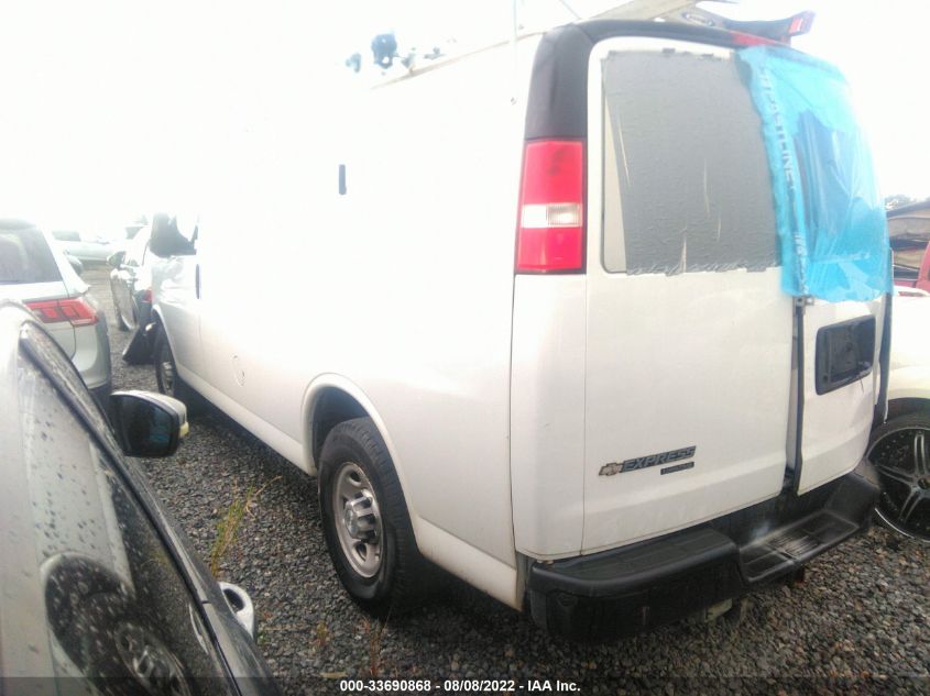2016 CHEVROLET EXPRESS CARGO VAN 1GCWGAFF4G1248425