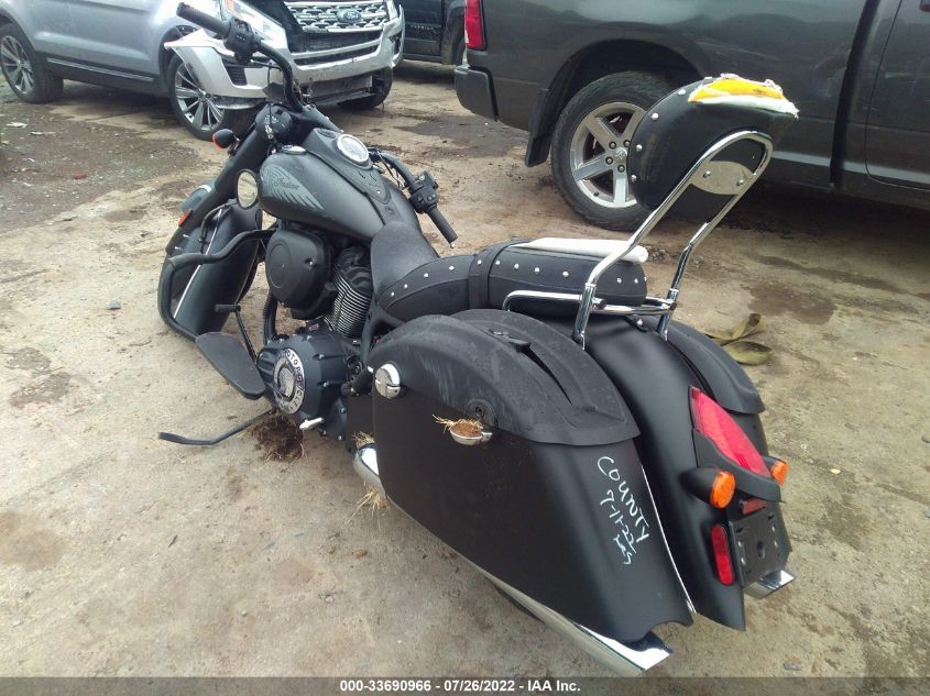 2018 INDIAN MOTORCYCLE CO. CHIEF DARK HORSE 56KCCDAA9J3362633