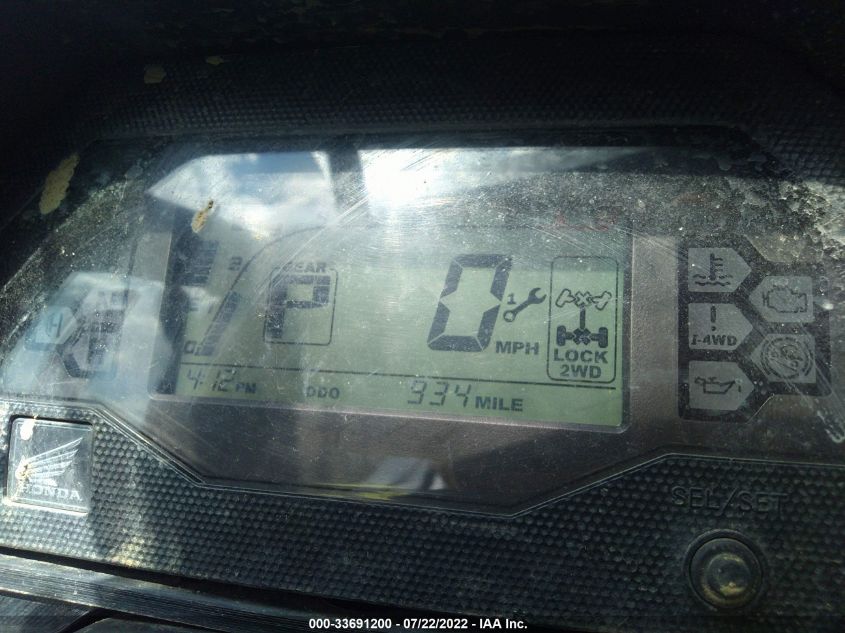 2020 HONDA SXS1000 S2R 1HFVE0548L4101454