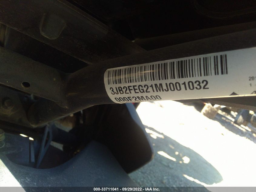 2021 CAN-AM RYKER 3JB2FEG21MJ001032