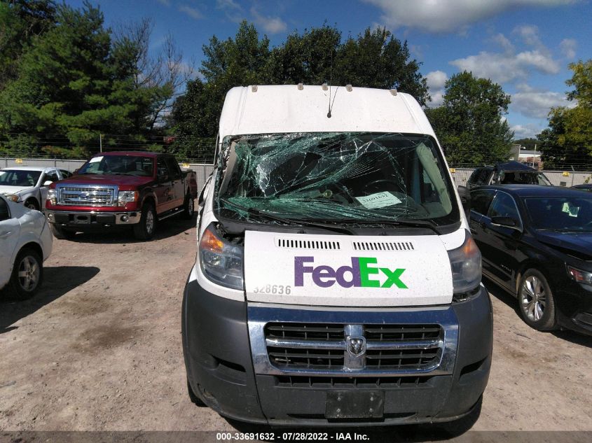 2016 RAM PROMASTER 2500 2500 HIGH 3C6TRVDG1GE124505