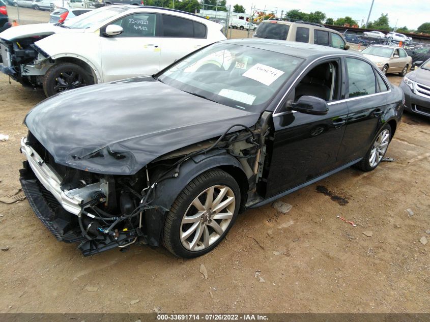 2014 AUDI A4 PREMIUM WAUBFAFL6EN003524
