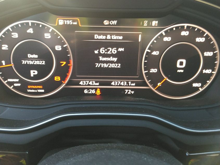 2018 AUDI A5 PRESTIGE WAUCNCF53JA108155