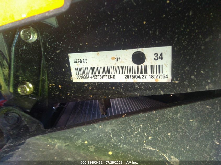 2015 CAN-AM OUTLANDER MAX 500 XT 3JBLPAK2XFJ000790