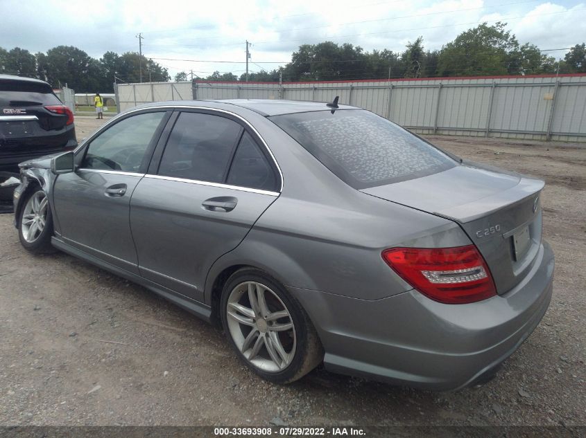 2014 MERCEDES-BENZ C-CLASS C 250 WDDGF4HB8EA939110