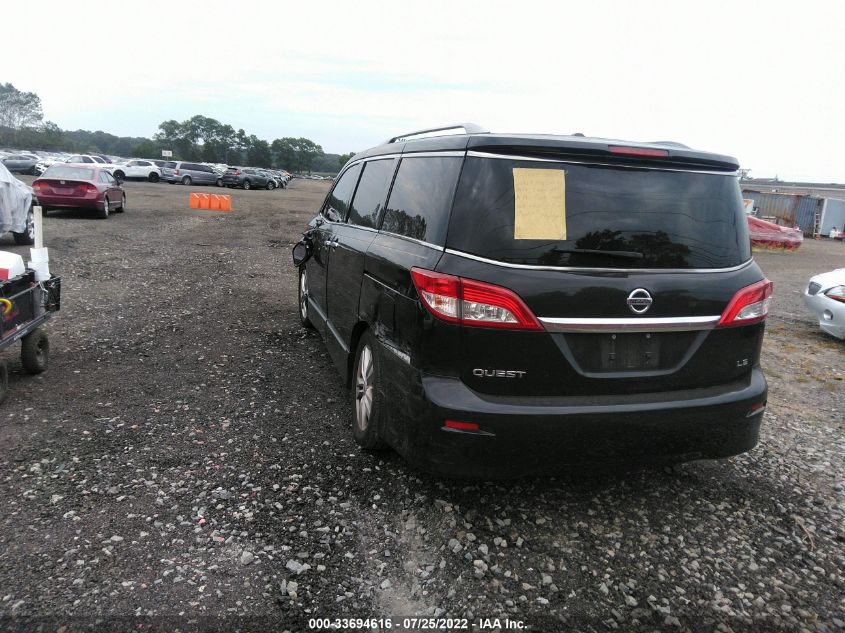 2013 NISSAN QUEST LE JN8AE2KP9D9070470