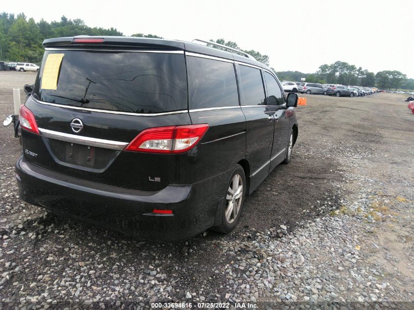 2013 NISSAN QUEST LE JN8AE2KP9D9070470