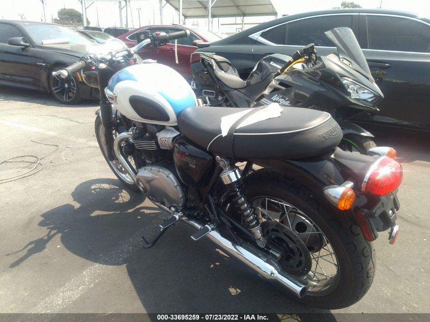 2020 TRIUMPH MOTORCYCLE BONNEVILLE T100 SMTD10GN2LT973546