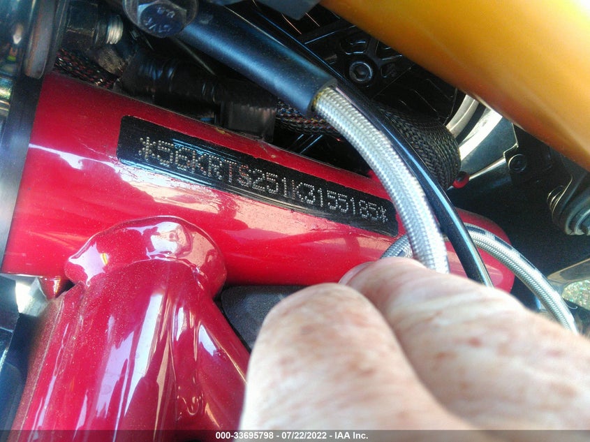 VIN 56KRTS251K3155185 2019 INDIAN MOTORCYCLE CO. FTR 1200 S RACE REPLICA