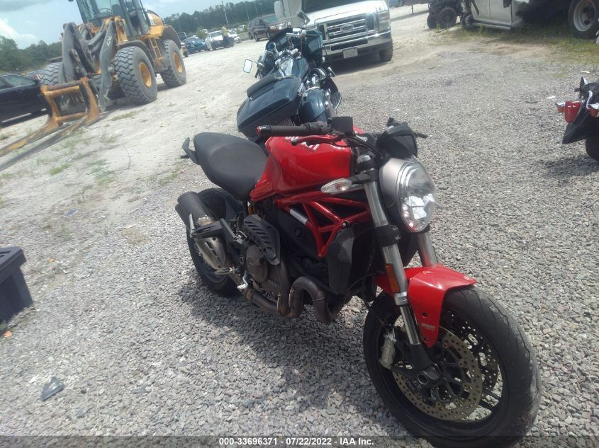 2015 DUCATI MONSTER 821 ZDM1RBTS7FB015146