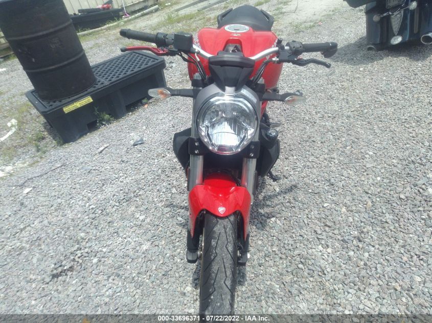 2015 DUCATI MONSTER 821 ZDM1RBTS7FB015146