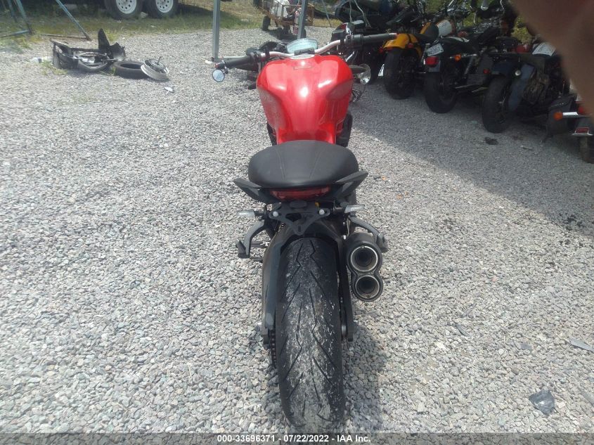 2015 DUCATI MONSTER 821 ZDM1RBTS7FB015146
