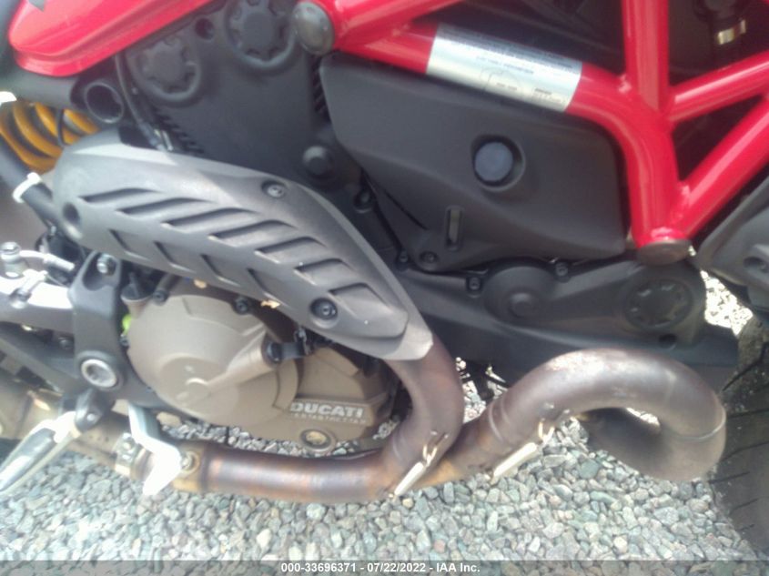 2015 DUCATI MONSTER 821 ZDM1RBTS7FB015146
