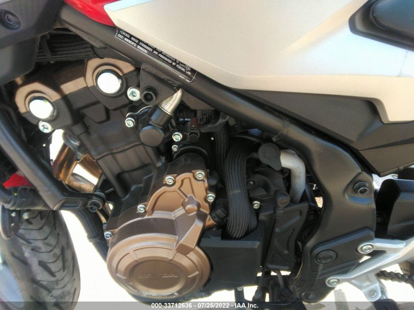 2019 HONDA CB500 F MLHPC6314K5000082