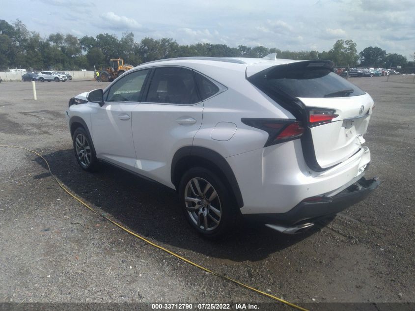 2016 LEXUS NX 200T JTJBARBZ4G2069999