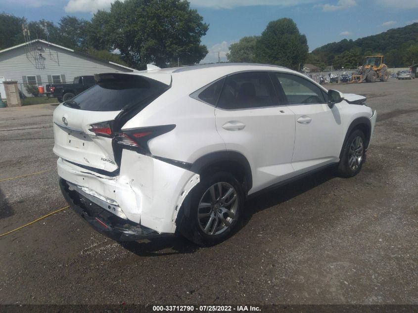 2016 LEXUS NX 200T JTJBARBZ4G2069999