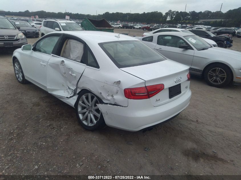 2013 AUDI A4 PREMIUM PLUS WAUFFAFL1DN016892