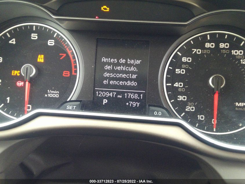 2013 AUDI A4 PREMIUM PLUS WAUFFAFL1DN016892