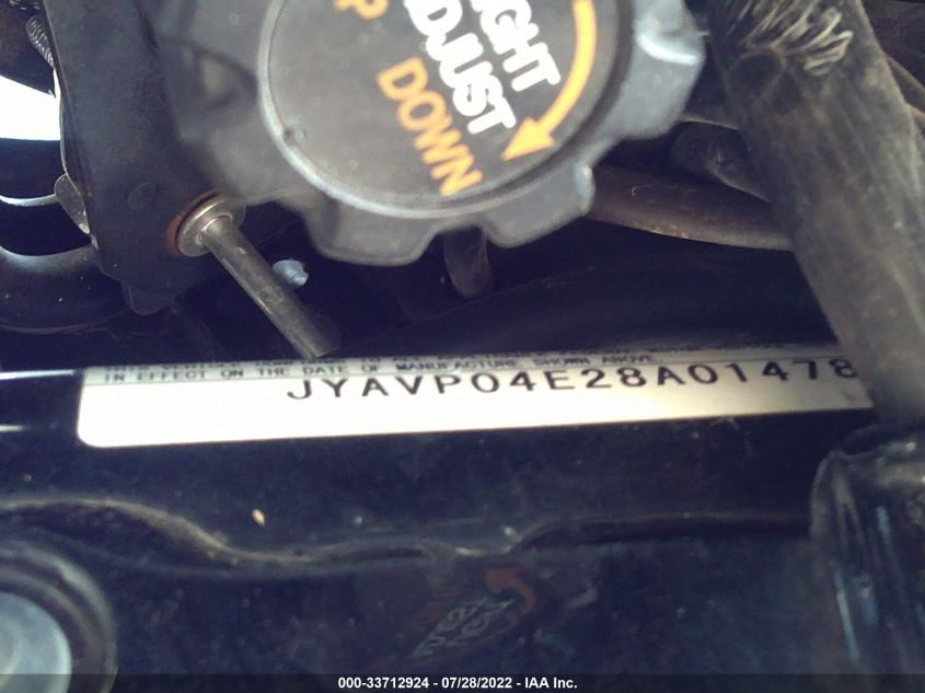 2008 YAMAHA XVZ13 TF JYAVP04E28A014782