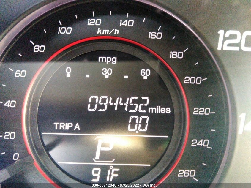 2013 HONDA ACCORD CPE EX-L 1HGCT1B87DA005694