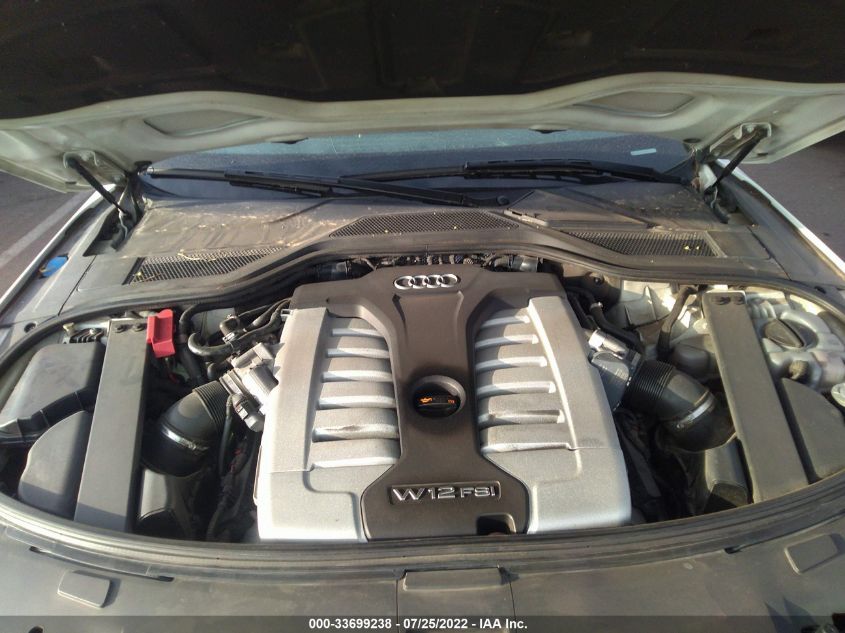 2013 AUDI A8 L 6.3L WAUR4AFD6DN004135