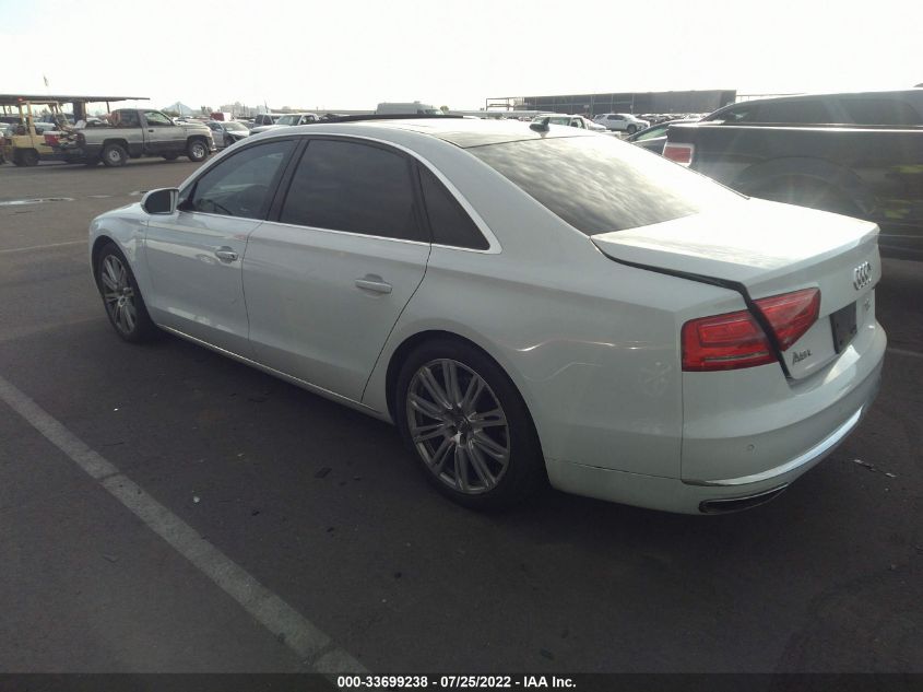 2013 AUDI A8 L 6.3L WAUR4AFD6DN004135