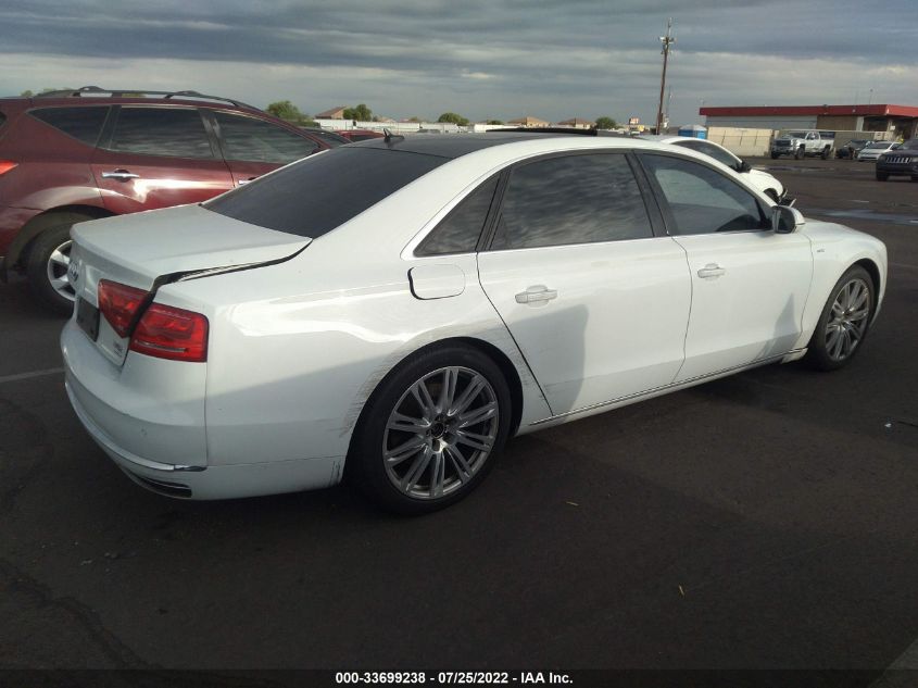 2013 AUDI A8 L 6.3L WAUR4AFD6DN004135