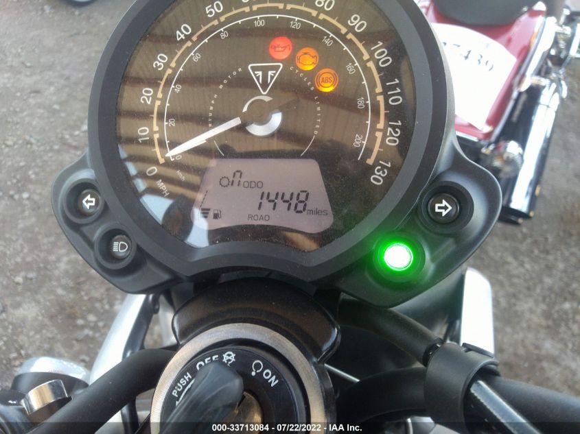 2022 TRIUMPH MOTORCYCLE STREET TWIN SMTD31G7XNTAF6650