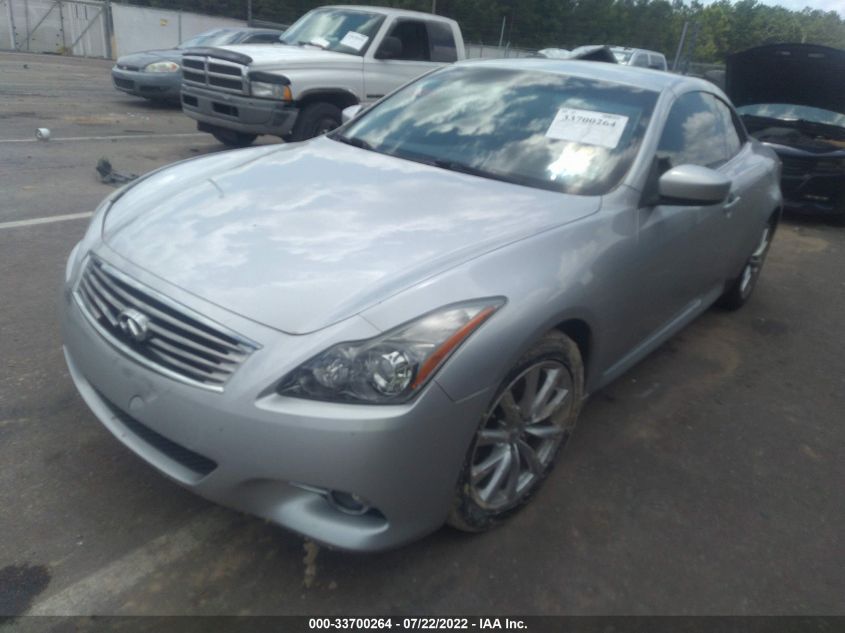 2013 INFINITI G37 CONVERTIBLE BASE JN1CV6FE7DM772971