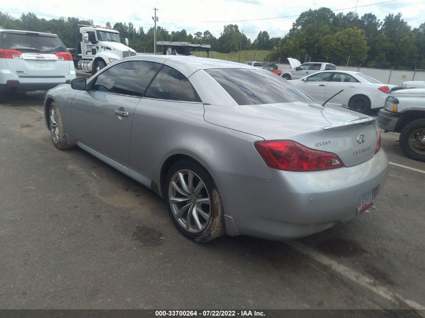 2013 INFINITI G37 CONVERTIBLE BASE JN1CV6FE7DM772971