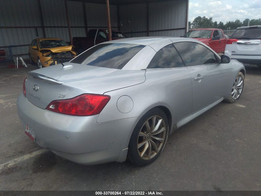 2013 INFINITI G37 CONVERTIBLE BASE JN1CV6FE7DM772971