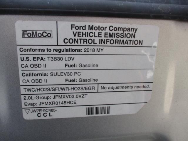 2018 FORD FUSION HYBRID TITANIUM/PLATINUM 3FA6P0RU4JR278497
