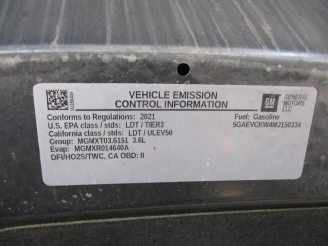 2021 BUICK ENCLAVE AVENIR 5GAEVCKW4MJ150334