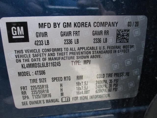 2020 BUICK ENCORE GX SELECT KL4MMDSL6LB116245