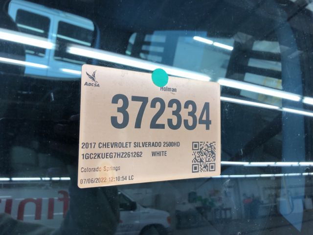 2017 CHEVROLET SILVERADO WORK TRUCK 1GC2KUEG7HZ261262
