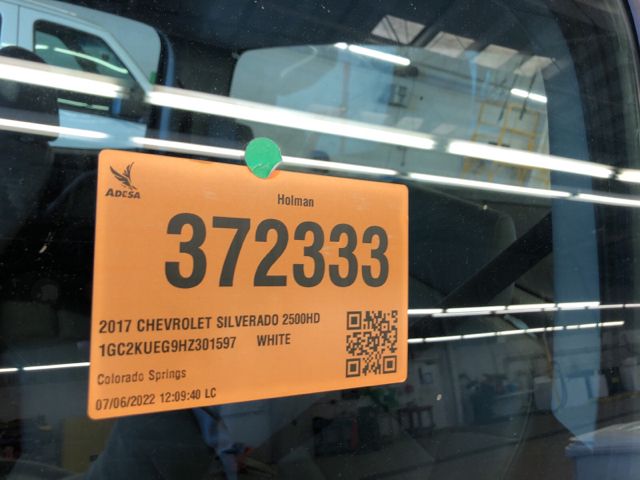 2017 CHEVROLET SILVERADO WORK TRUCK 1GC2KUEG9HZ301597