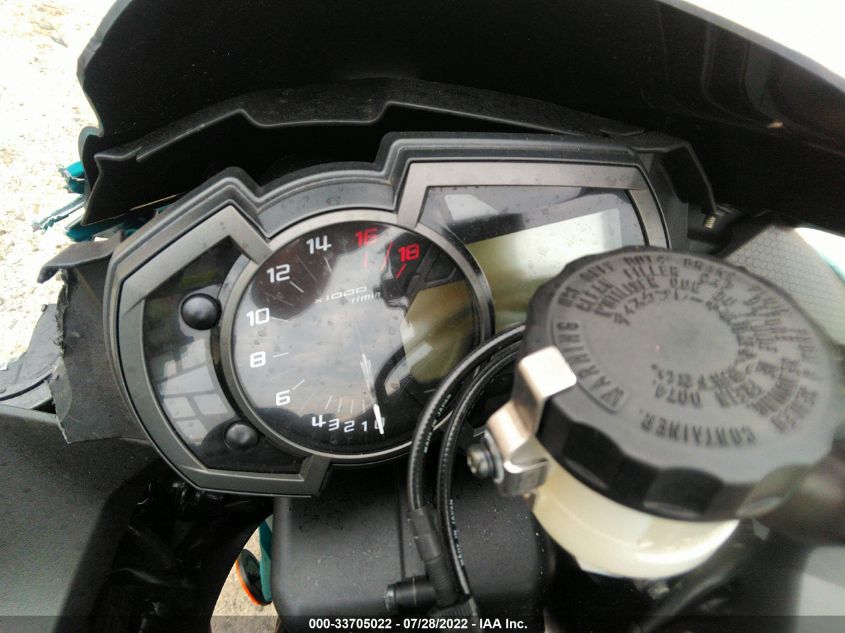 2021 KAWASAKI ZX636 K JKBZXJH15MA007733