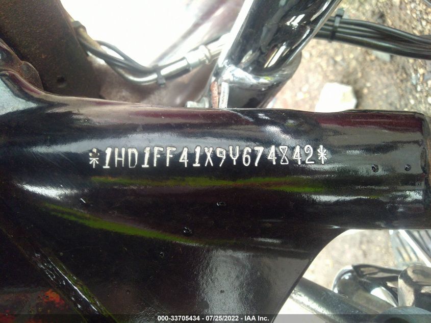 2009 HARLEY-DAVIDSON FLHTC 1HD1FF41X9Y674842