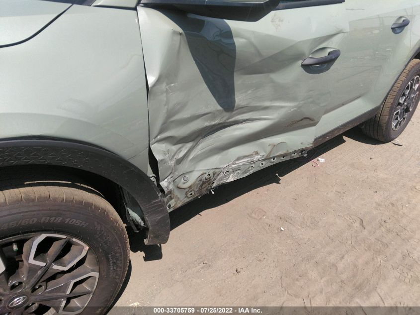 2022 HYUNDAI SANTA CRUZ SEL 5NTJC4AE7NH020643