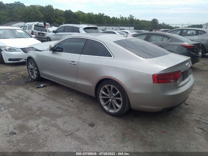 2013 AUDI A5 PREMIUM PLUS WAULFAFR6DA017051