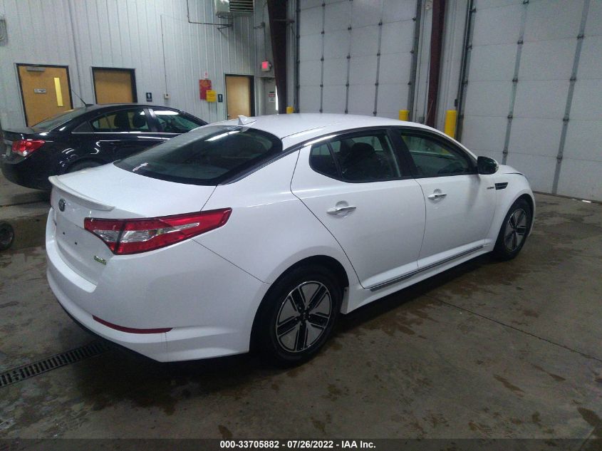 2013 KIA OPTIMA HYBRID LX KNAGM4AD4D5061966