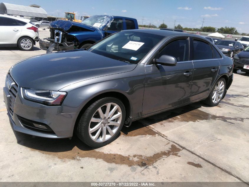 2013 AUDI A4 PREMIUM PLUS WAUFFAFL5DN049149