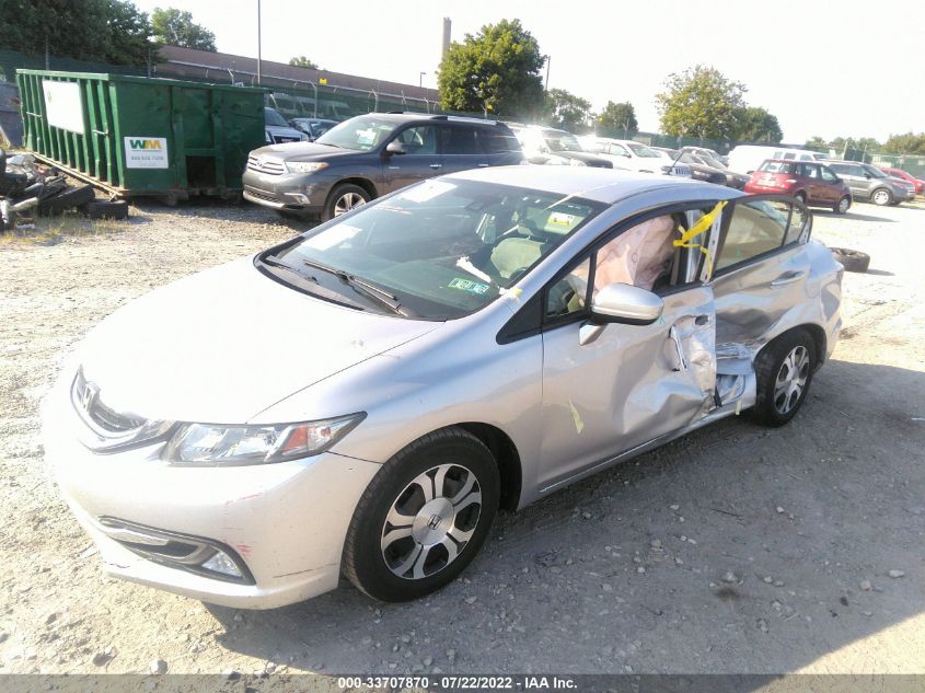 2014 HONDA CIVIC HYBRID 19XFB4F28EE001741
