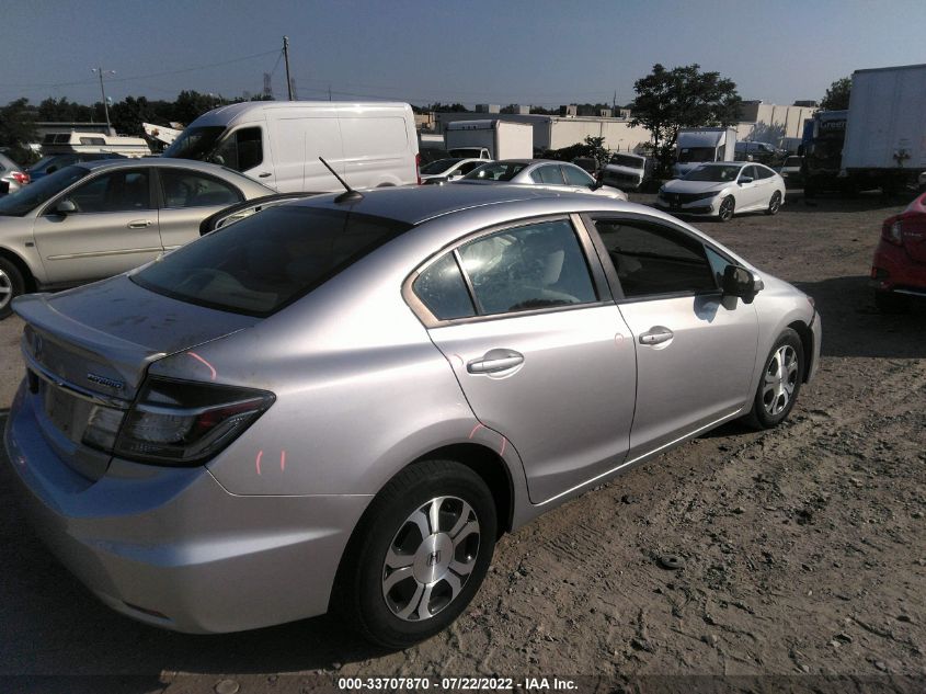2014 HONDA CIVIC HYBRID 19XFB4F28EE001741