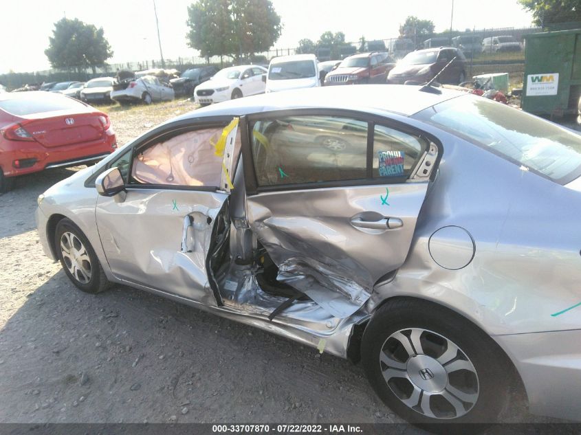2014 HONDA CIVIC HYBRID 19XFB4F28EE001741