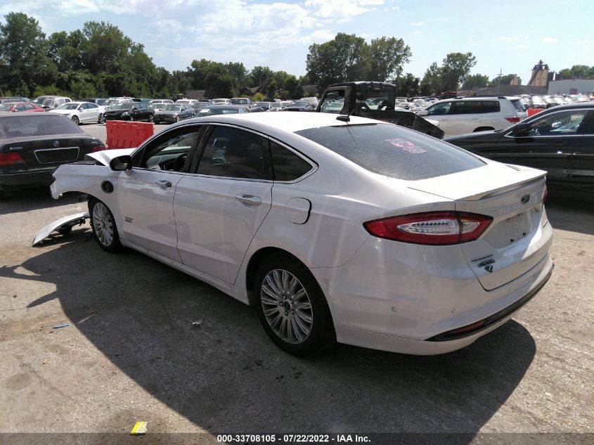 2013 FORD FUSION ENERGI TITANIUM 3FA6P0SU0DR316516