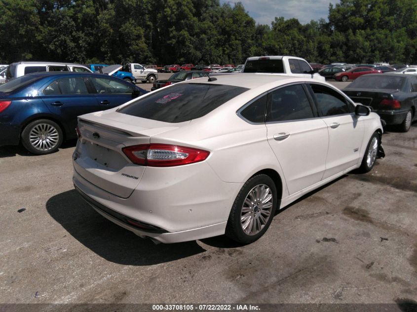 2013 FORD FUSION ENERGI TITANIUM 3FA6P0SU0DR316516