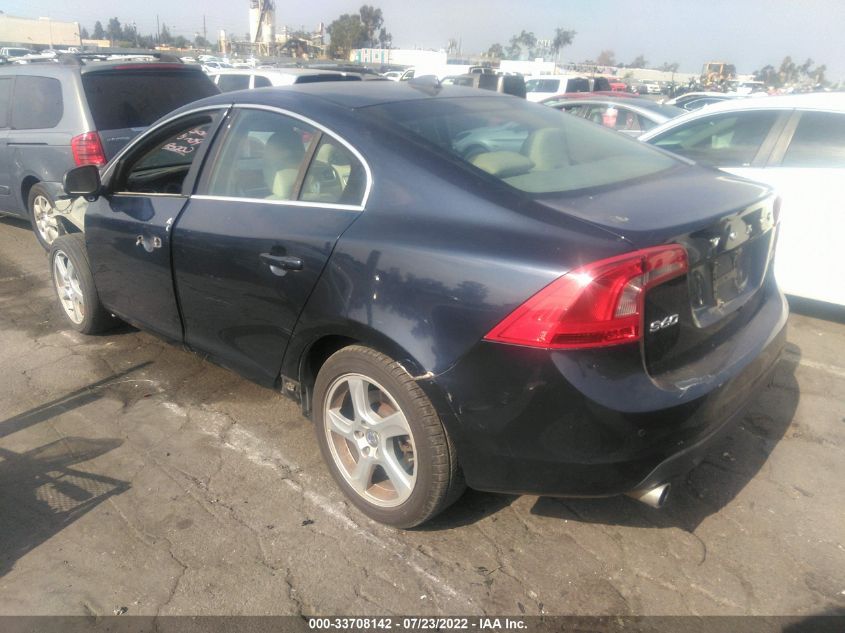 2013 VOLVO S60 T5 YV1612FS2D2205092