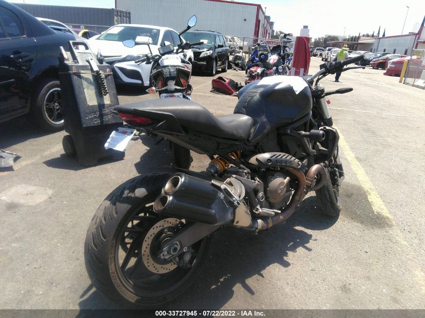 2015 DUCATI MONSTER 821 ZDM1RBTS7FB007631