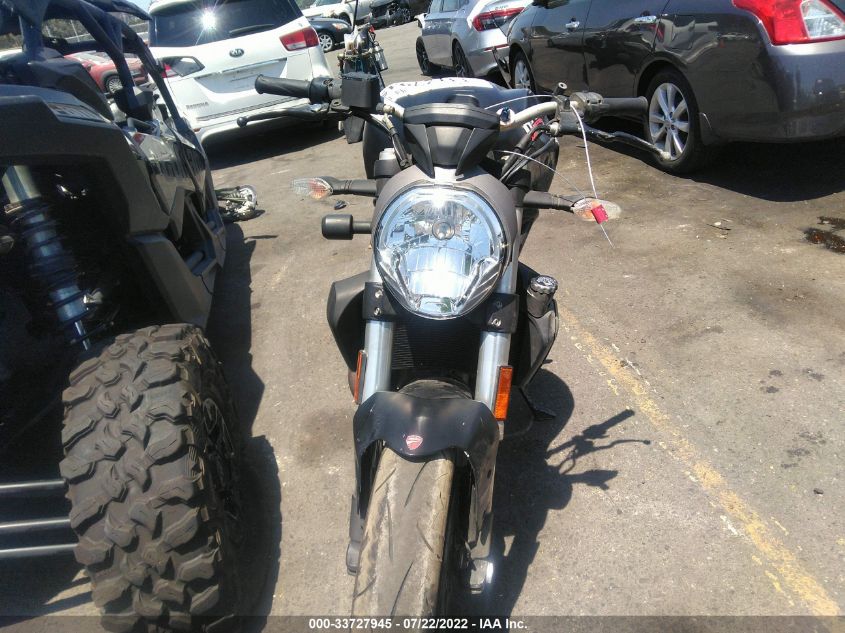 2015 DUCATI MONSTER 821 ZDM1RBTS7FB007631